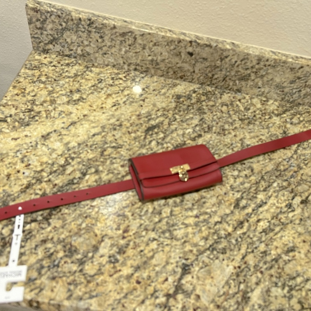 Micheal kors brand new red fanny pack. Size small/medium